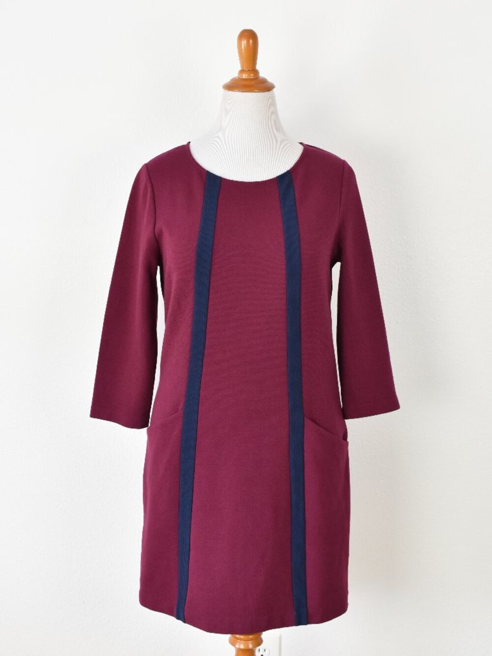 Boden Anita Ottoman Tunic Ribbed Shift Dress - 12
